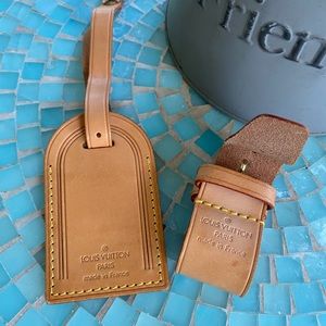 Authentic Louis Vuitton luggage tag